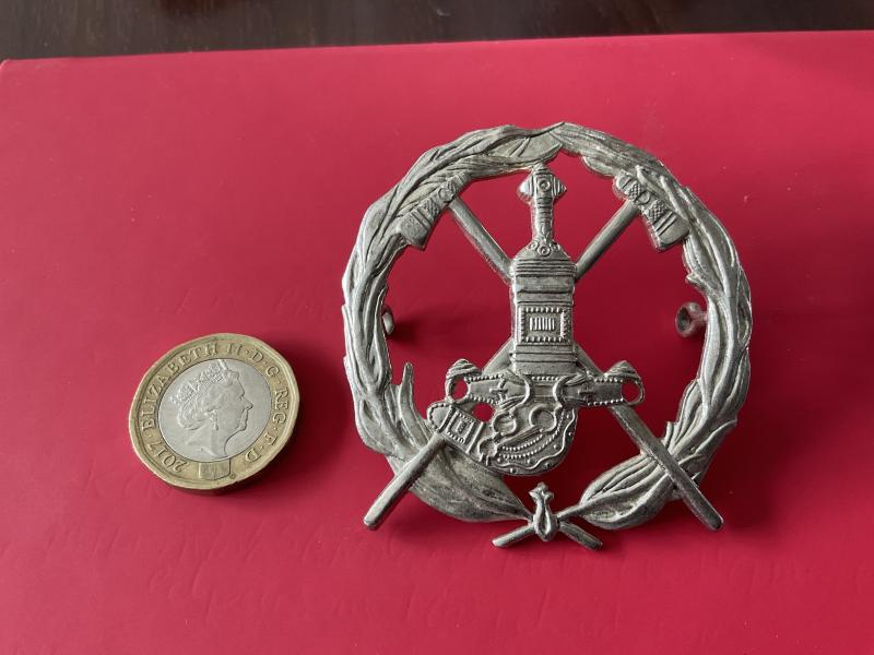 Oman; Musandam Security Force officers cap badge.