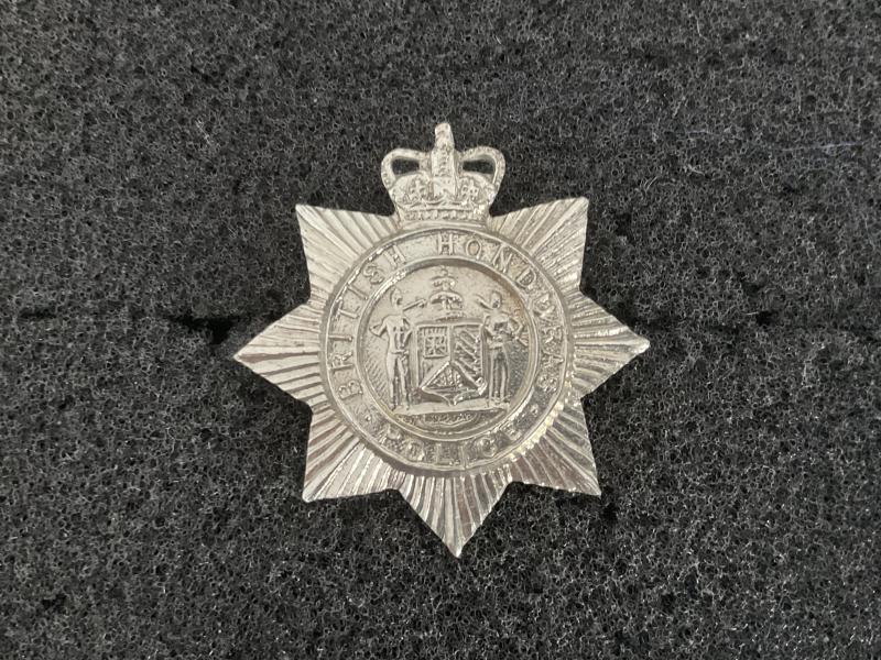 Q/C British Honduras Police collar badge 1952-73.