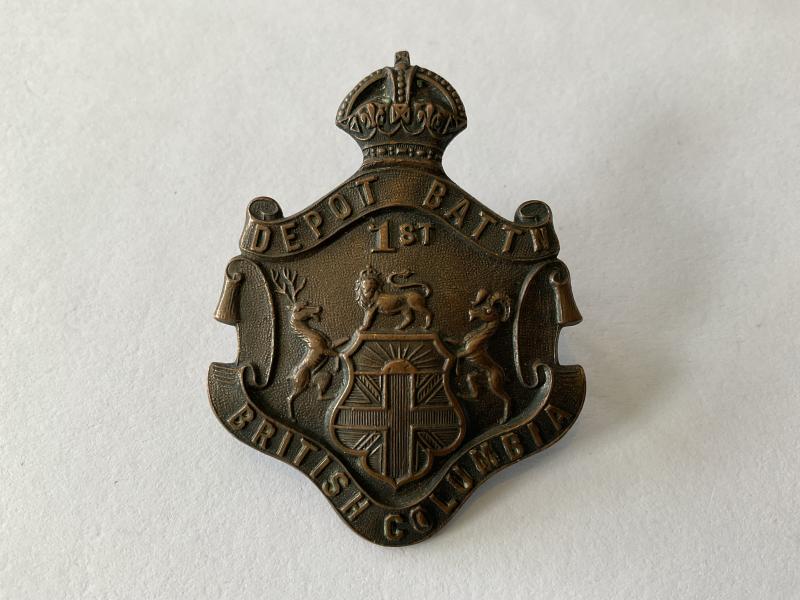 WW1 C.E.F 1st Depot Battalion (B.C) made by ALLAN