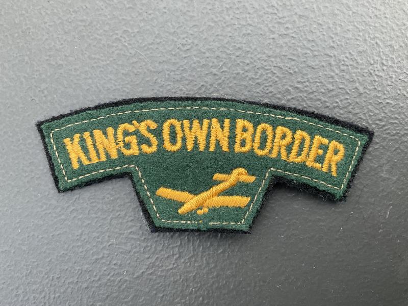 KINGS OWN BORDER cloth shoulder title.