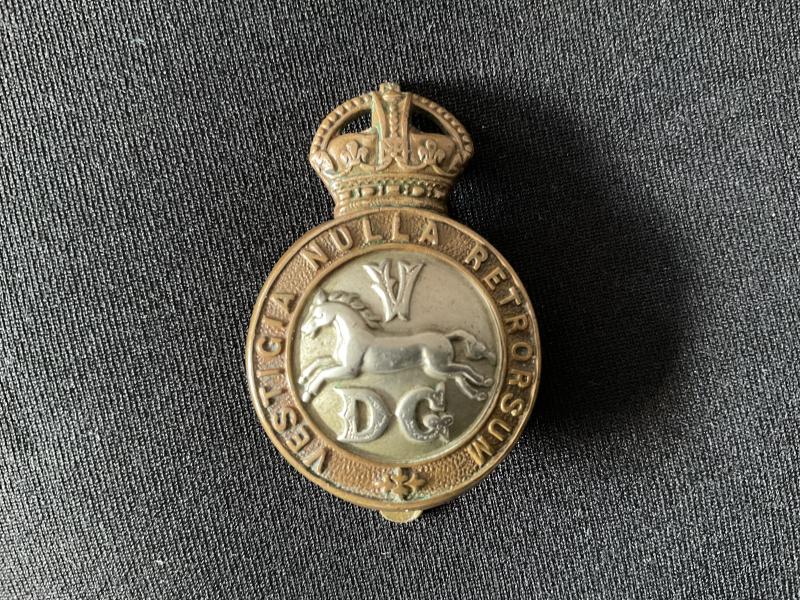 5th Dragoon Guards Cap Badge circa 1902-22