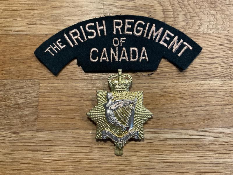 The Irish Regiment of Canada cap badge & title