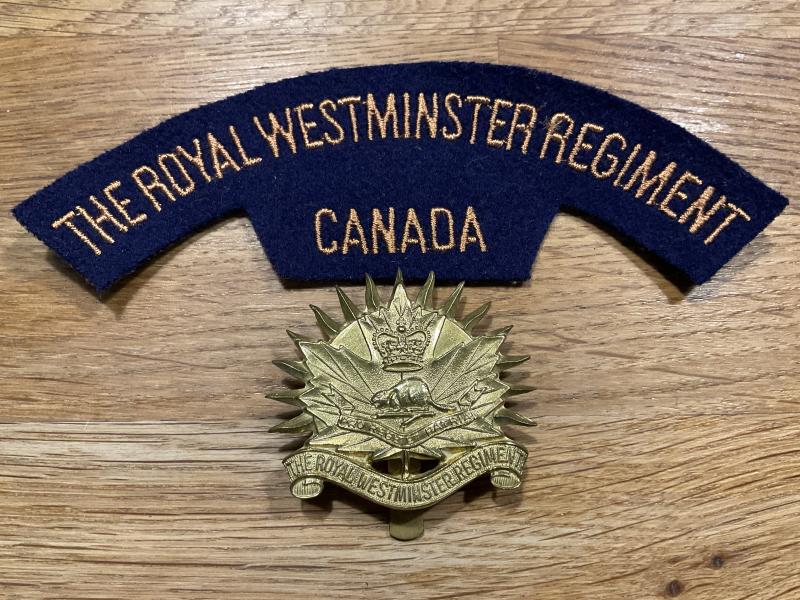 The Royal Westminster Regiment, Canada cap badge & title.
