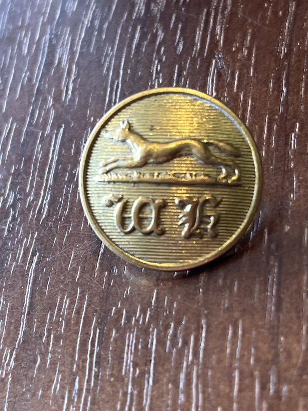 Early W.H Fox Hunt button by FIRMIN & SONS LD