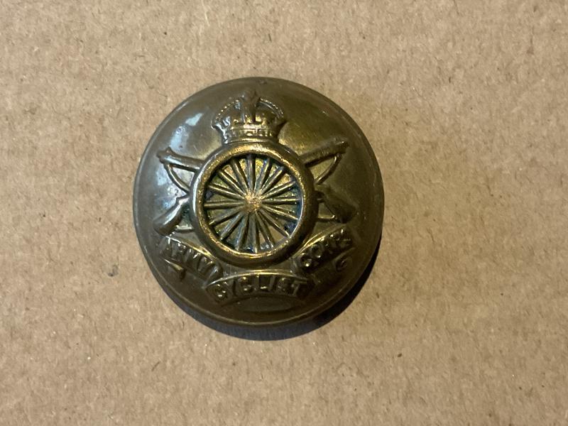WW1 Army Cyclist Corps ORs Large 25mm button .