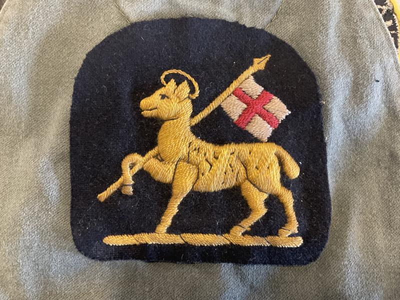 Queens Regiment blazer badge.