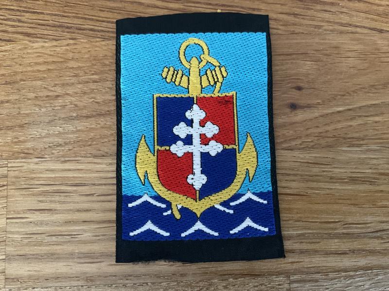 French 9th Marine Artillery Brigade (9e B.I.Ma) sleeve badge.