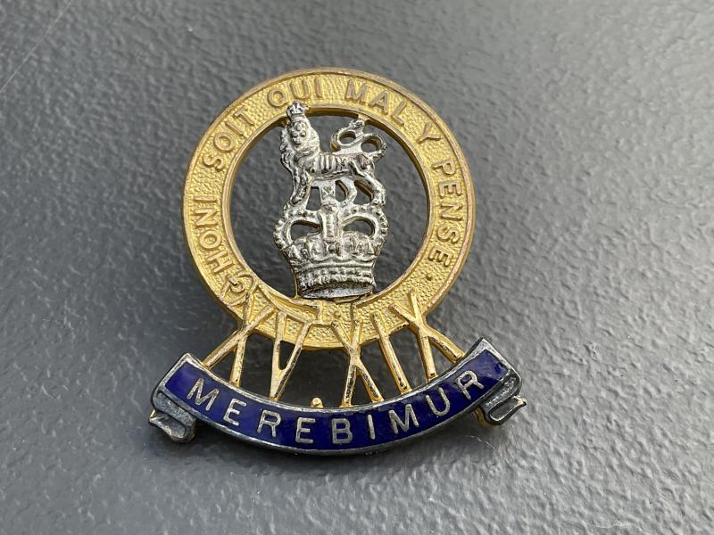 15th/19th King's Royal Hussars Post 1953 Officer's Cap Badge