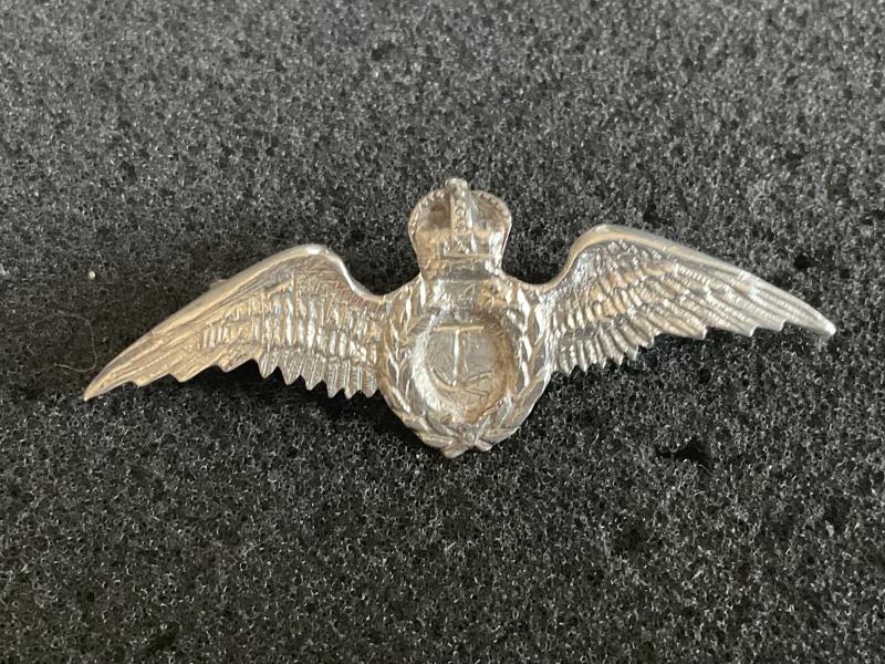 WW1/2 R.N.A.S silver sweetheart (unmarked)