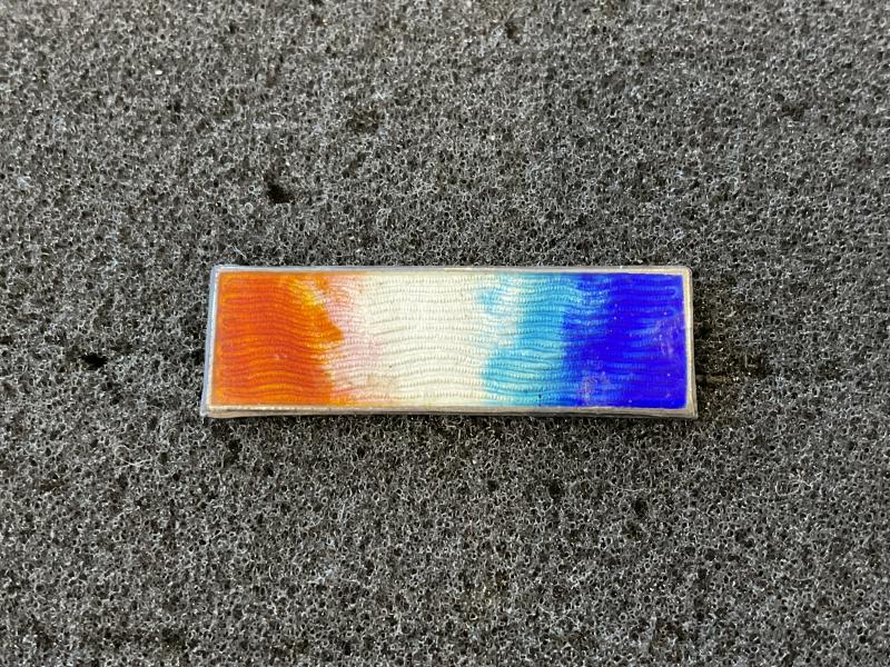 WW1 1914 Star medal silver & coloured enamel sweetheart badge.