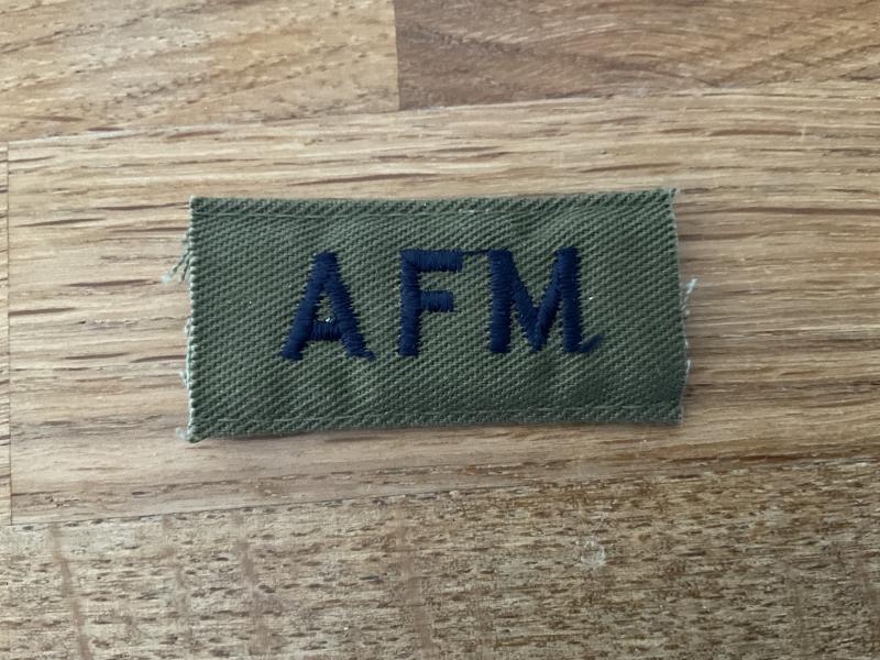 A.F.M (Armed Forces of Malta) Army shoulder title.