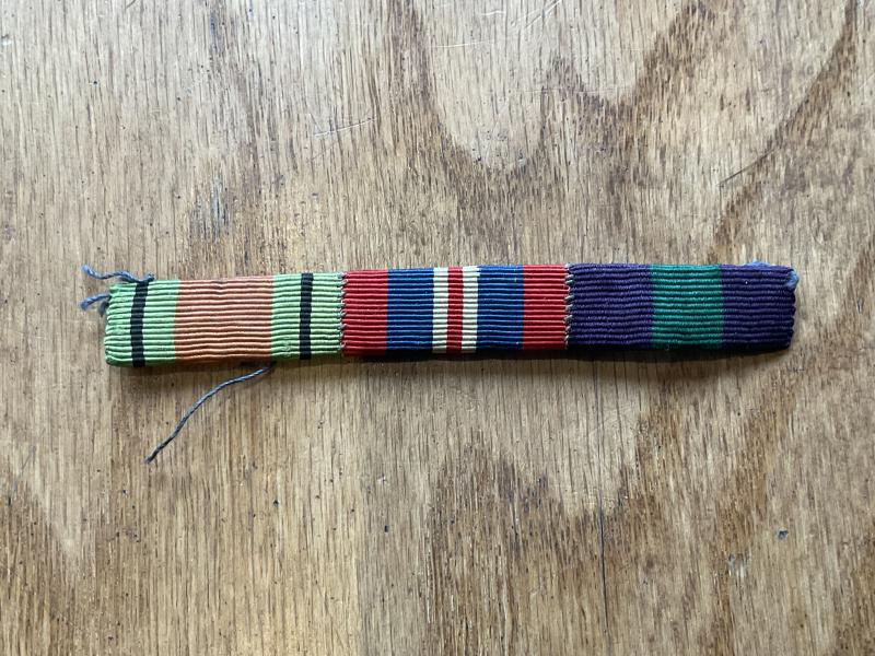 WW2 War, Defence & G.S.M full size medal bar.