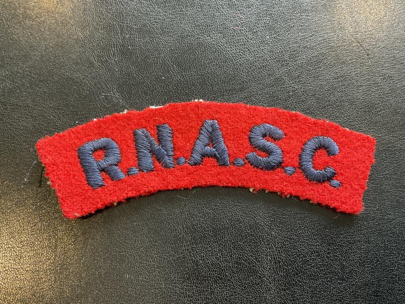 Rhodesia & Nyasaland Army Service Corps cloth shoulder title.