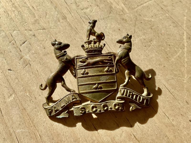 South African Selbourne College Cadet Corps cap badge.