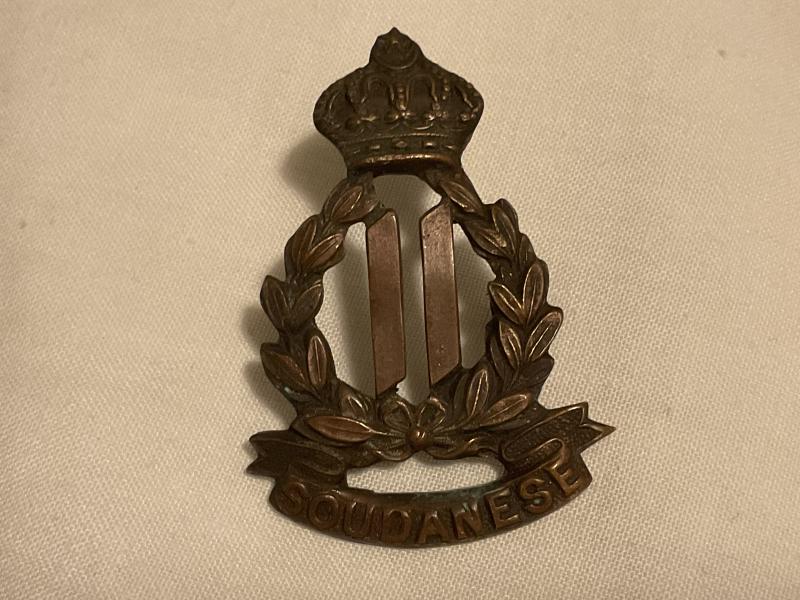 11th Sudan infantry Battalion cap badge.