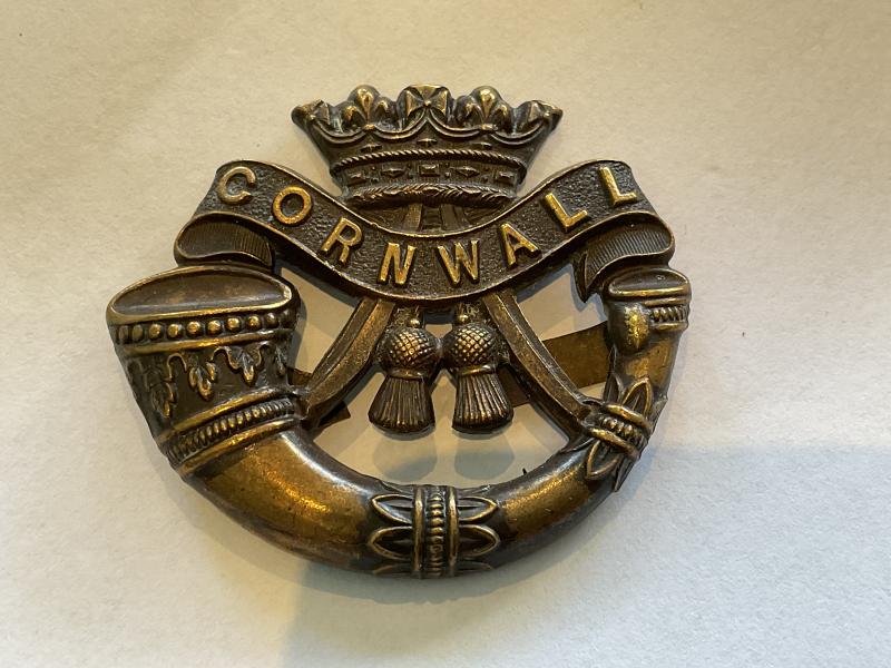 WW1/2 Duke of Cornwalls Light Infantry O.S.D cap badge.
