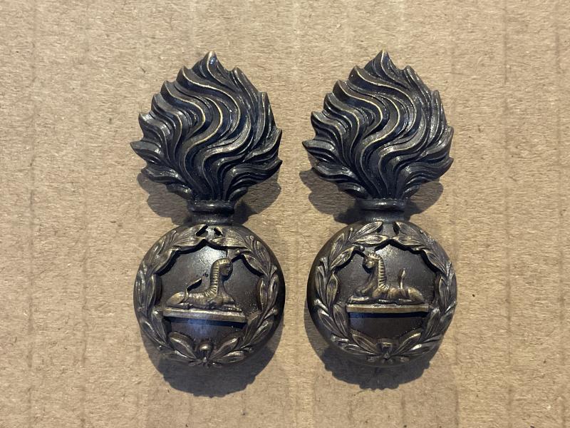 WW1 Lancashire Fusiliers O.S.D collar badges.