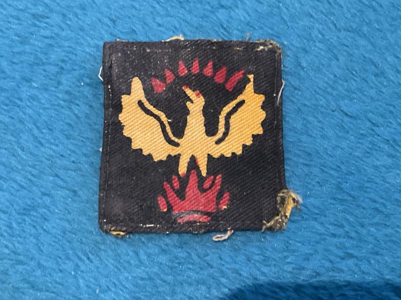 WW2 Indian 105th (Madras) L of C Area formation sign.