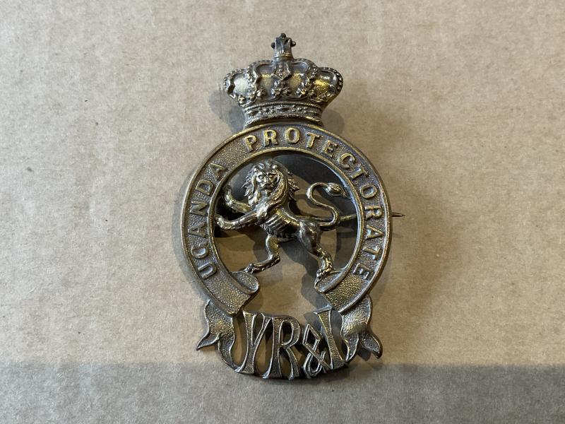 Victorian Uganda Protectorate helmet badge.