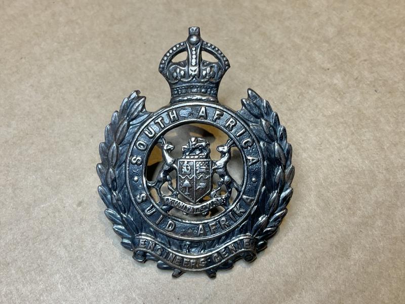 WW2 South African Corps of Engineers officers cap badge.