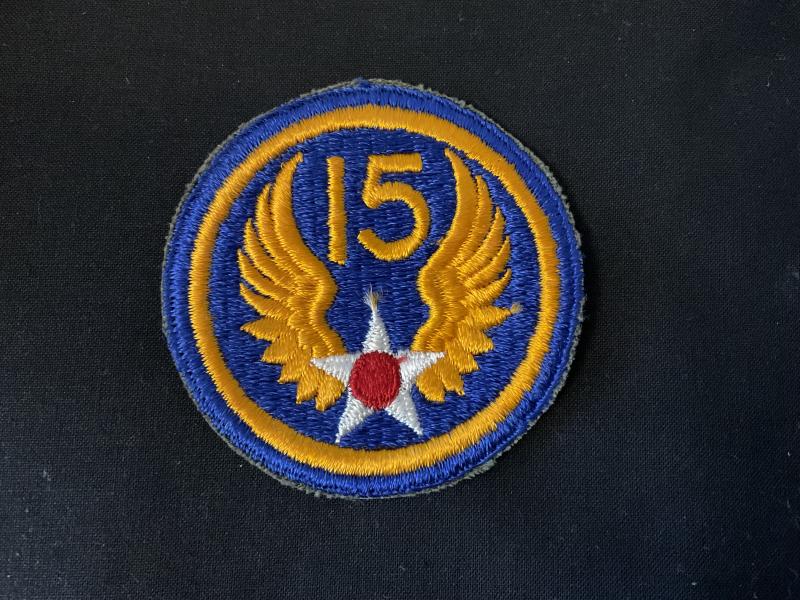 WW2 USAAF 15th Air Force sleeve patch.